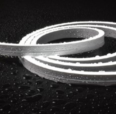 LED Strip Lights - Indoor & Outdoor Lights - DOTLESS Medium Brightness 12w/m NEON Flex (Side View) (3000K Warm White)